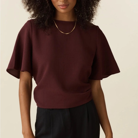 VETTA The Flutter Sleeve Wrap Top - Limited Edition - Picture 2 of 6